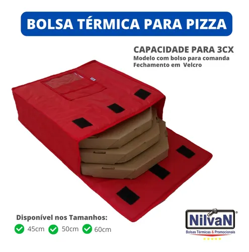 Bolsa termica para pizza 50 cm deals