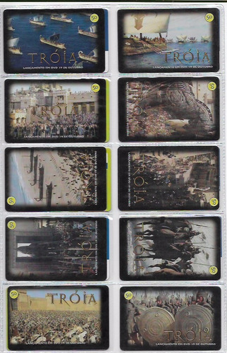 Cartao Telefonico -serie Completa  19 Cartões -  Troia