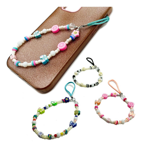 Oferta! 3 Phone Strap Tiritas Correa Fimo Para Celu X Mayor