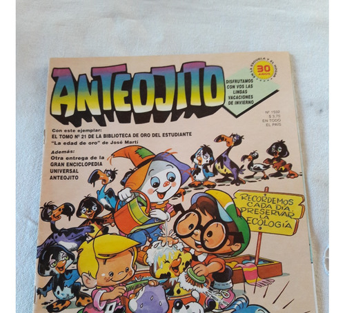 Revista Anteojito N° 1532 19/7/1994 Sonoman Lamina Circo
