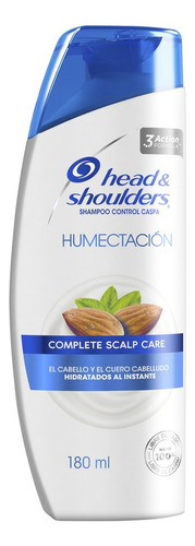 Shampoo Head & Shoulders Humectación Aceite Almendras 180ml