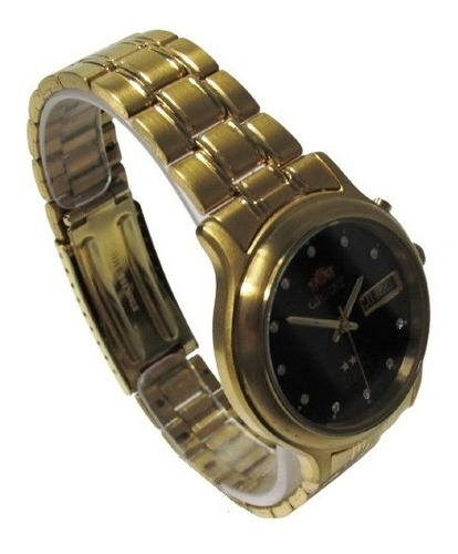 Relógio Orient Masculino Médio Automático Dourado Fem0301yf9