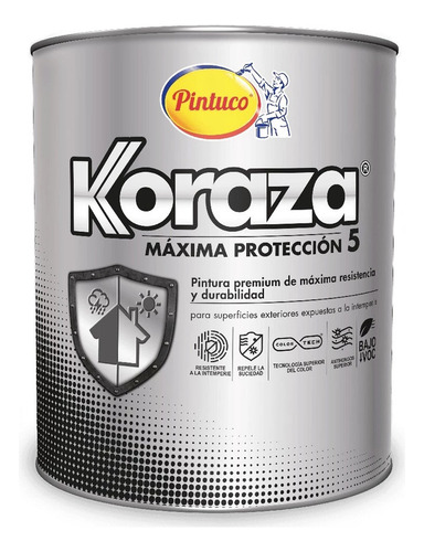 Pintura Koraza 5 Tint 127475 1 Gal Pintuco