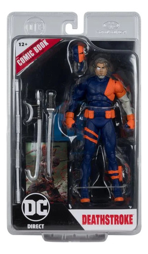 Boneco DC Page Punchers Deathstroke Rebirth de 7 polegadas