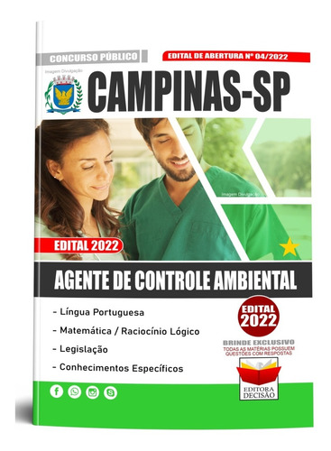 Apostila 2022 Agente De Controle Ambiental Campinas-sp 