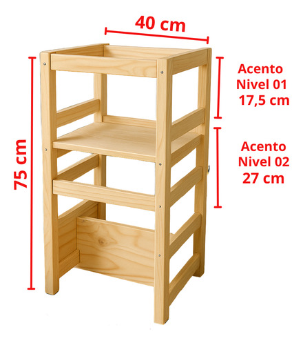 Torre De Aprendizagem 4 Em 1 Infantil Montessoriano