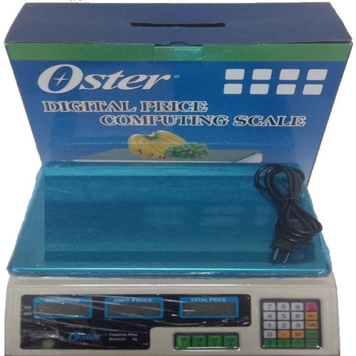 Balanza Electrónica Oster Peso Digital 40 Kg Bateria Nuevas