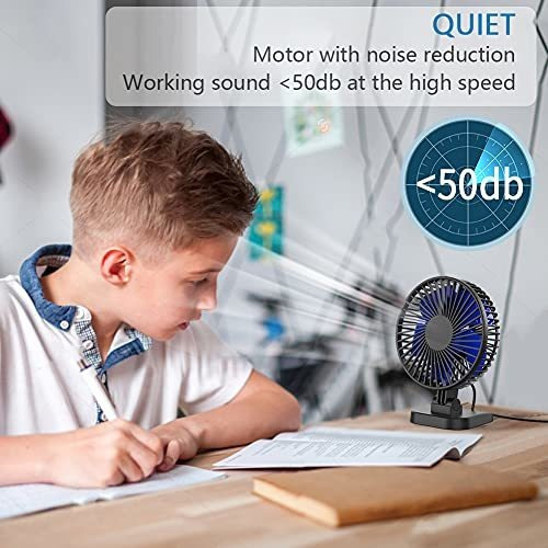 Ventilador Escritorio Usb Pequeño Silencioso Perfecto 3