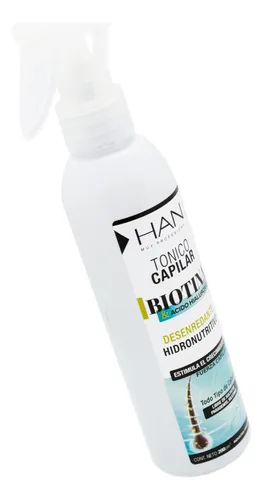 Han Biotina Acido Hialuronico Shampoo + Tonico Anticaída 3c
