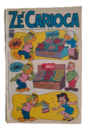 Revistinha Zé Carioca N°1387 Editora Abril