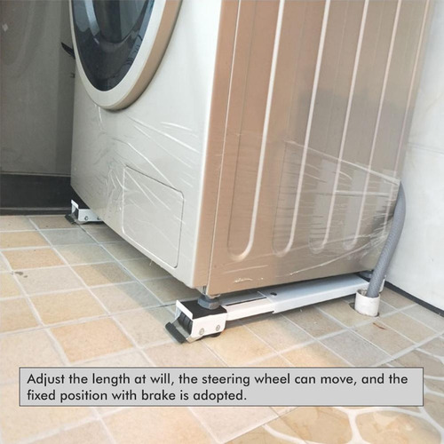 Soporte Ajustable Base Con Ruedas Para Refrigerador Lavadora