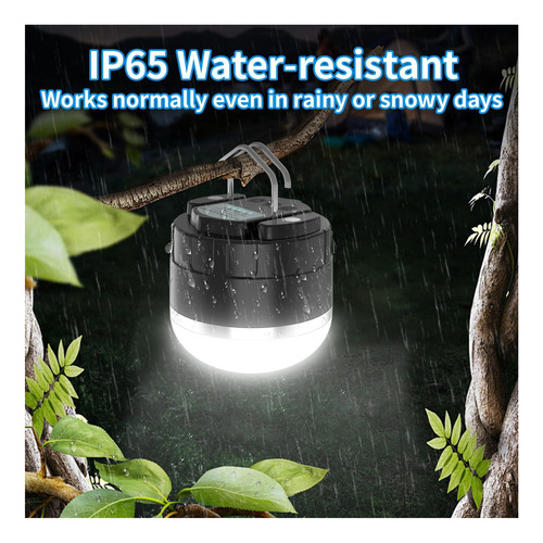 Linterna De Campamento Led Recargable 1000lm, Luz De Carpa 3