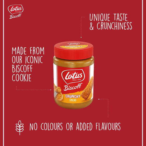 Lotus Biscoff Cookie Butter Crunchy Crema D Galleta 380g