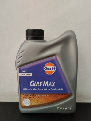 Aceite Mineral Gulf Max 15w40 Original Tienda Fisica