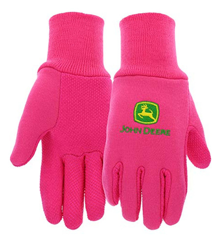 Guantes De Jersey John Deere Jd00003 Para Jóvenes, Color Ros