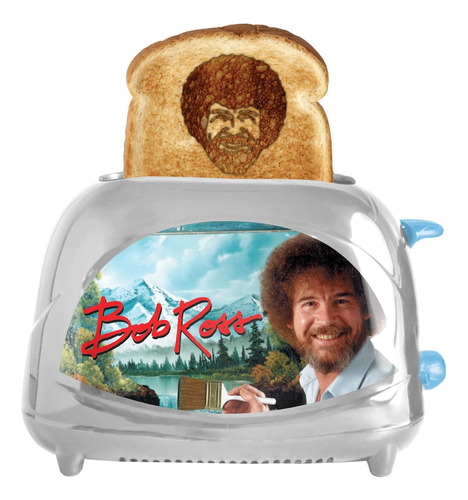 Tostadora Bob Ross - Tuesta La Cara Icónica De Bob En Tu Tos