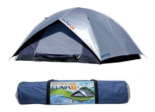 Barraca 7 Pessoas Luna Iglu 300x300x180 C/ Sobreteto Camping