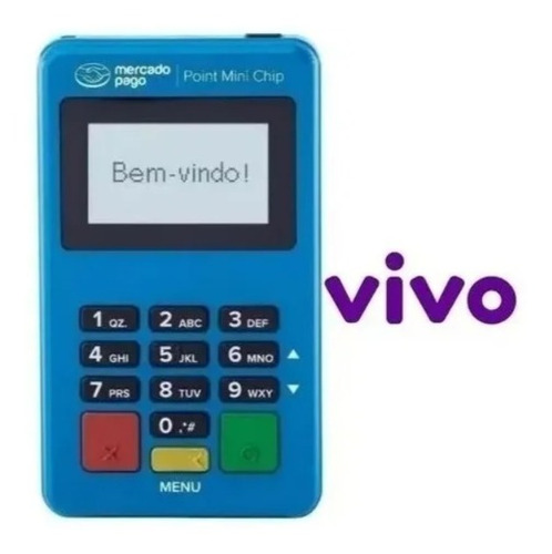 Imagem 1 de 4 de Maquininha Point Mini Chip  De Cartão Do Mercado Pago