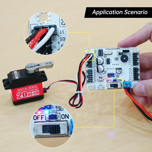 Controlador De Módulo De Placa De Prueba De Servomotor Pwm C