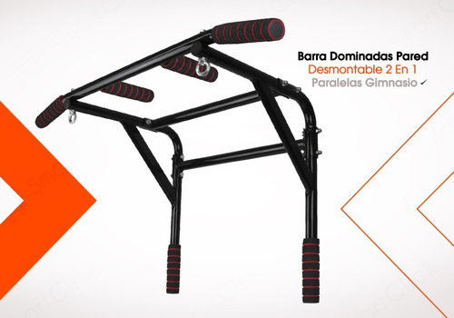 Barra Dominadas Pared Desmontable 2 En 1 Paralelas Gimnasio