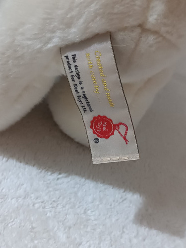 Peluche Perro Keel Toys 29 Cm, Con Abrigo Y Correa (vintage) Beige (Usado)