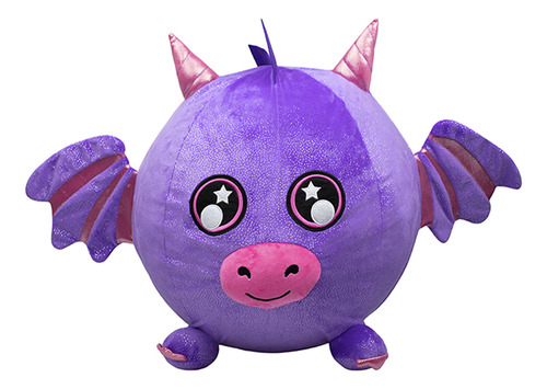 Peluche Inflable Biggies Dragón Color Morado