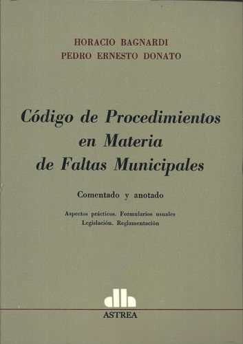 Codigo De Procedimientos En Materia De Faltas Municipales 