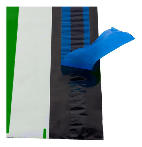 250 Envelopes Coloridos Para - Verde - 19x25 Cm