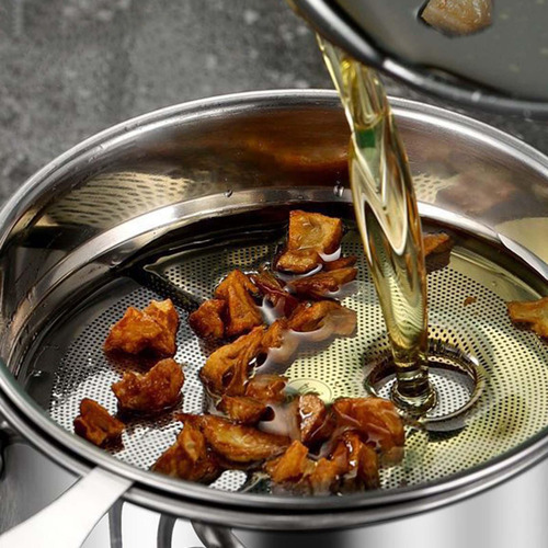 Recipiente Para Grasa De Tocino Con Colador