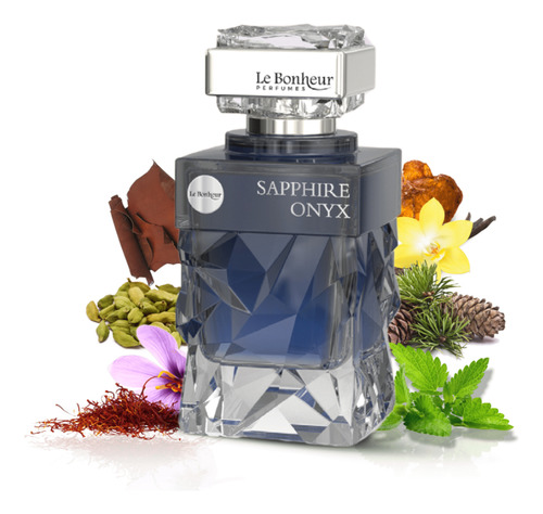 Almas Perfumes Le Bonheur Sapphire Onyx Eau De Parfum 100 ml Para Hombre