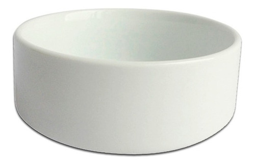 Ramequin Cilíndrico 10 X 4.8 Cm Porcelana Blanco.
