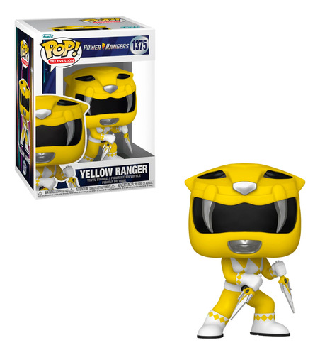 Funko Pop Yellow Ranger Power Rangers #1375 - Toystomy