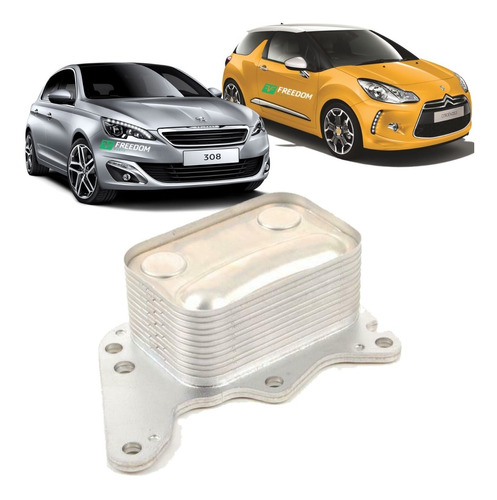 Resfriador Oleo Motor C4 Ds3 Ds3 Cooper 308 408 3008 Rcz 1.6