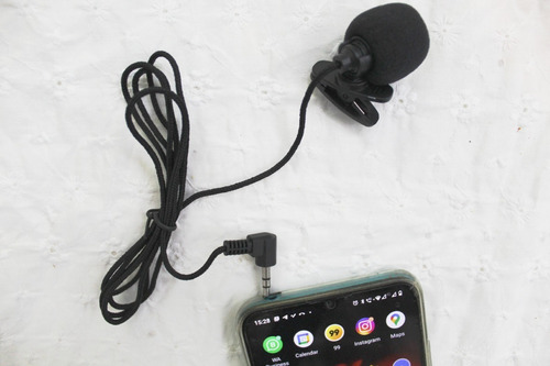 Microfone Lapela Celular Smartphone Profissional Stereo Mini