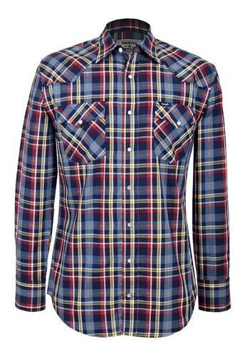 Camisa Vaquera Wrangler Hombre Manga Larga U21