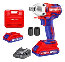 Comprar Llave De Impacto 1\u002F2 20v Bateria 2ah Y Cargador Emtop Color Rojo Frecuencia 50 60hz