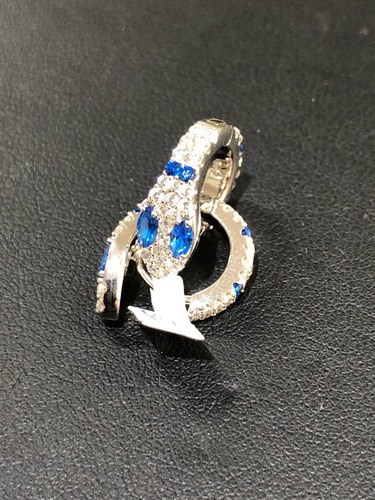 Aros Serpiente De Colores Plata 925