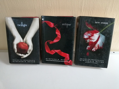 Twilight, New Moon Y Eclipse  Primeros 3 En Ingles