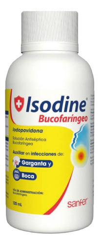 Isodine Solución Bucofaríngeo Fco. 120 Ml