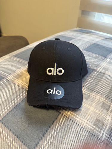 Gorra Alo Yoga Washed Off-duty Cap Vintage Unisex Negro Único Lisa