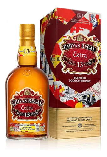 Chivas Regal 13 Años Con Estuche Litro Dpm