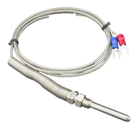 Imagen 1 de 2 de Termocupla Tipo K Con Sonda De 30mm Y Longitud De 1 Metro