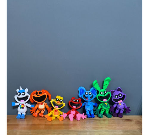 Smiling Critters Poppy Playtime Figura Articulada 3d Juguete Bubba Bubbaphant