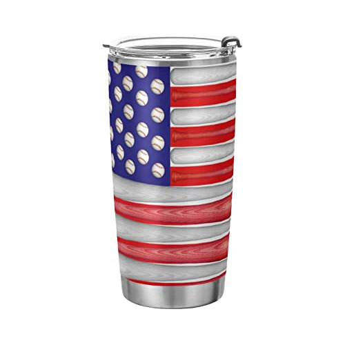 Yasala 4 De Julio Tumbler Baseball American Flag Copa 8h1tu