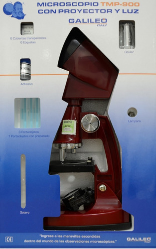 Microscopio Galileo Tmp-900 Con Proyector Luz Espejo 