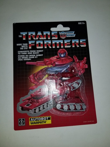 Warpath Transformers G1 Reedición Vintage Mide 7cm