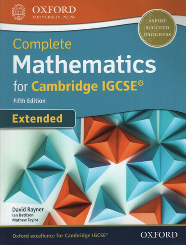 Complete Mathematics For Cambridge Igcse Extended - 5th Ed