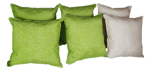 6 Cojines Decorativos Premium Almoda Combinacion Ab