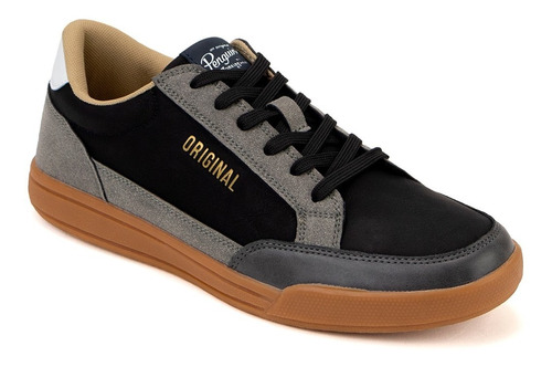 Tenis Original Penguin Style Paul Color Negro Para Hombre