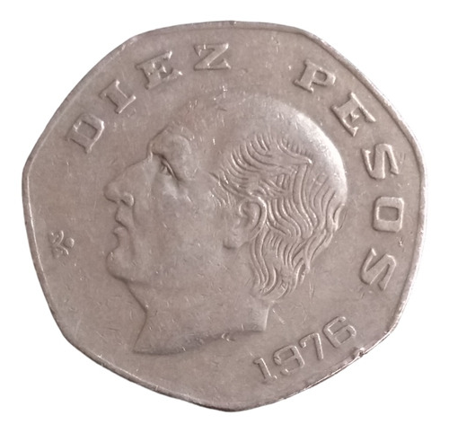  Monedas 10 Pesos Hidalgo Delgada 1976 O 1977 Envio $60